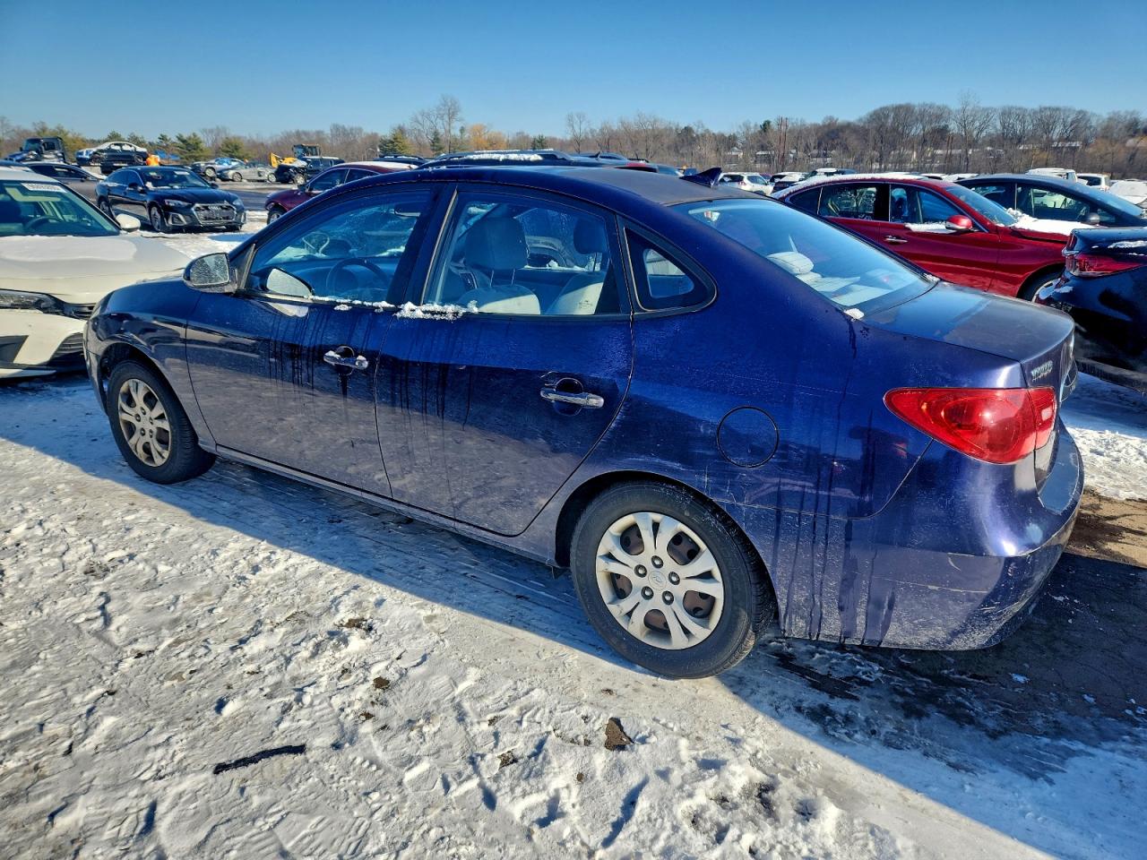 2010 HYUNDAI ELANTRA BLUE photo 2