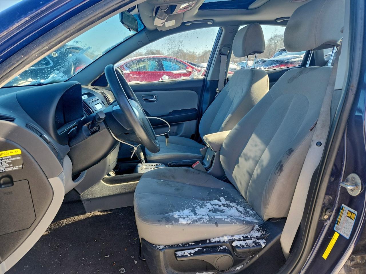 2010 HYUNDAI ELANTRA BLUE photo 7