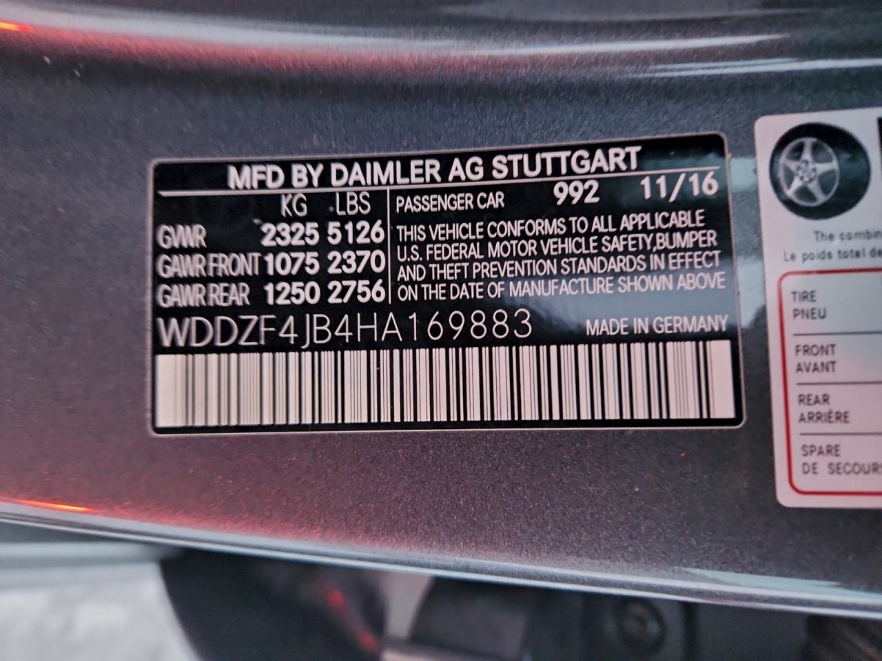 2017 MERCEDES-BENZ E 300 photo 13