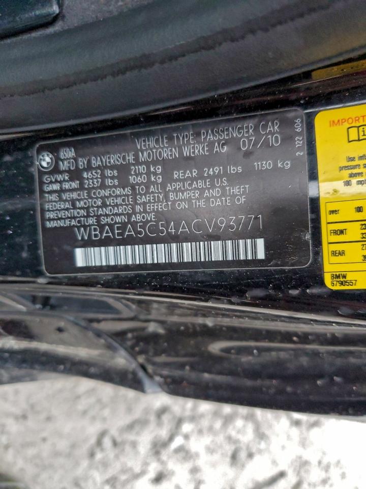 2010 BMW 650 I photo 12