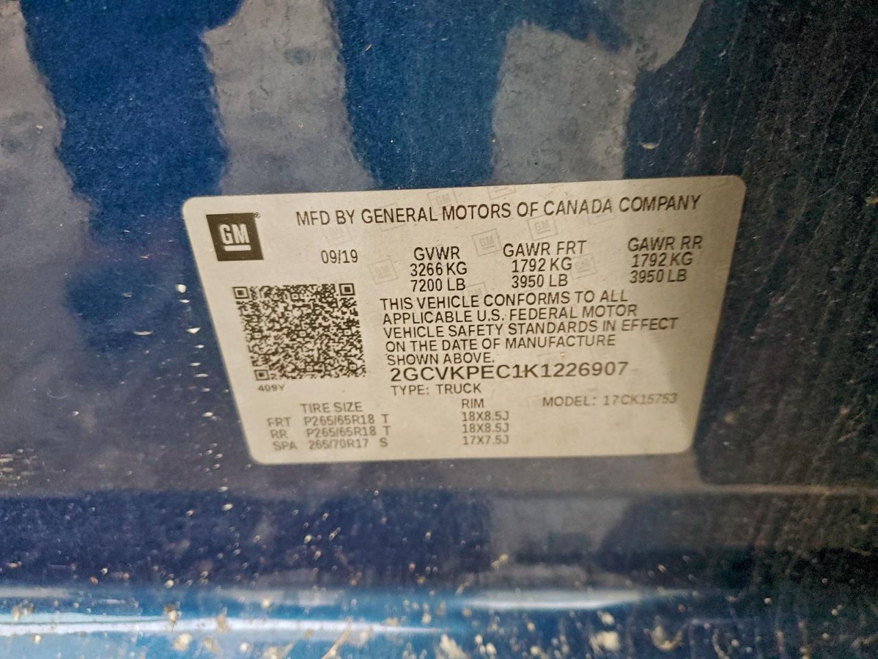 2019 CHEV SILVERADO photo 12