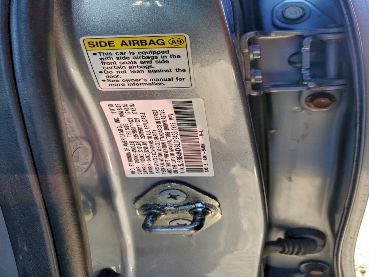 2011 HONDA CR-V SE photo 13