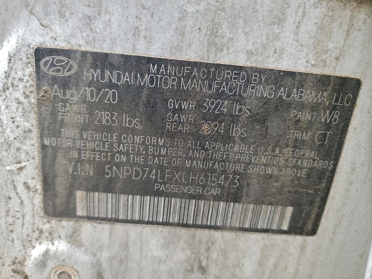 2020 HYUNDAI ELANTRA SE photo 23