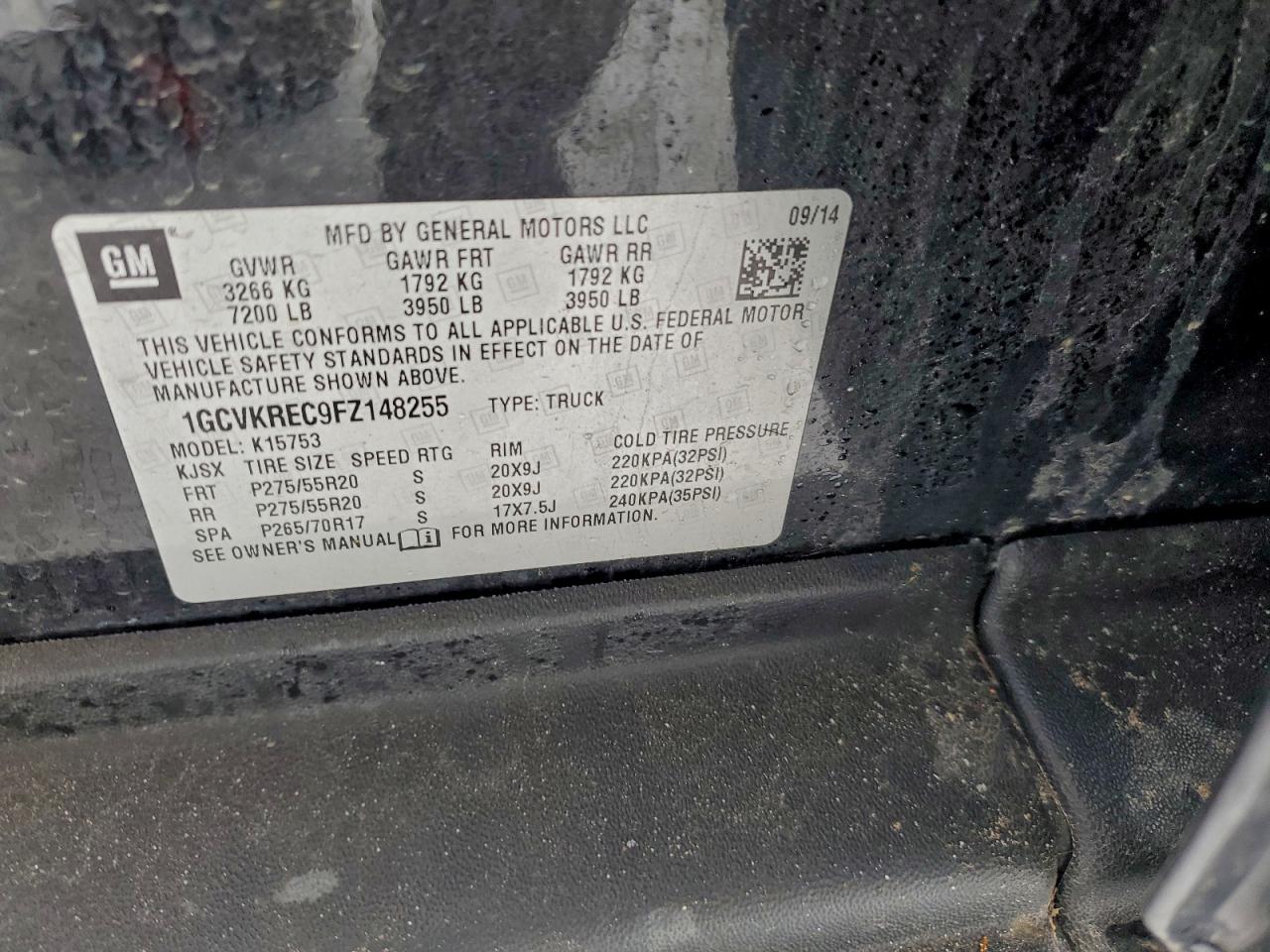 2015 CHEVROLET SILVERADO K1500 LT photo 12