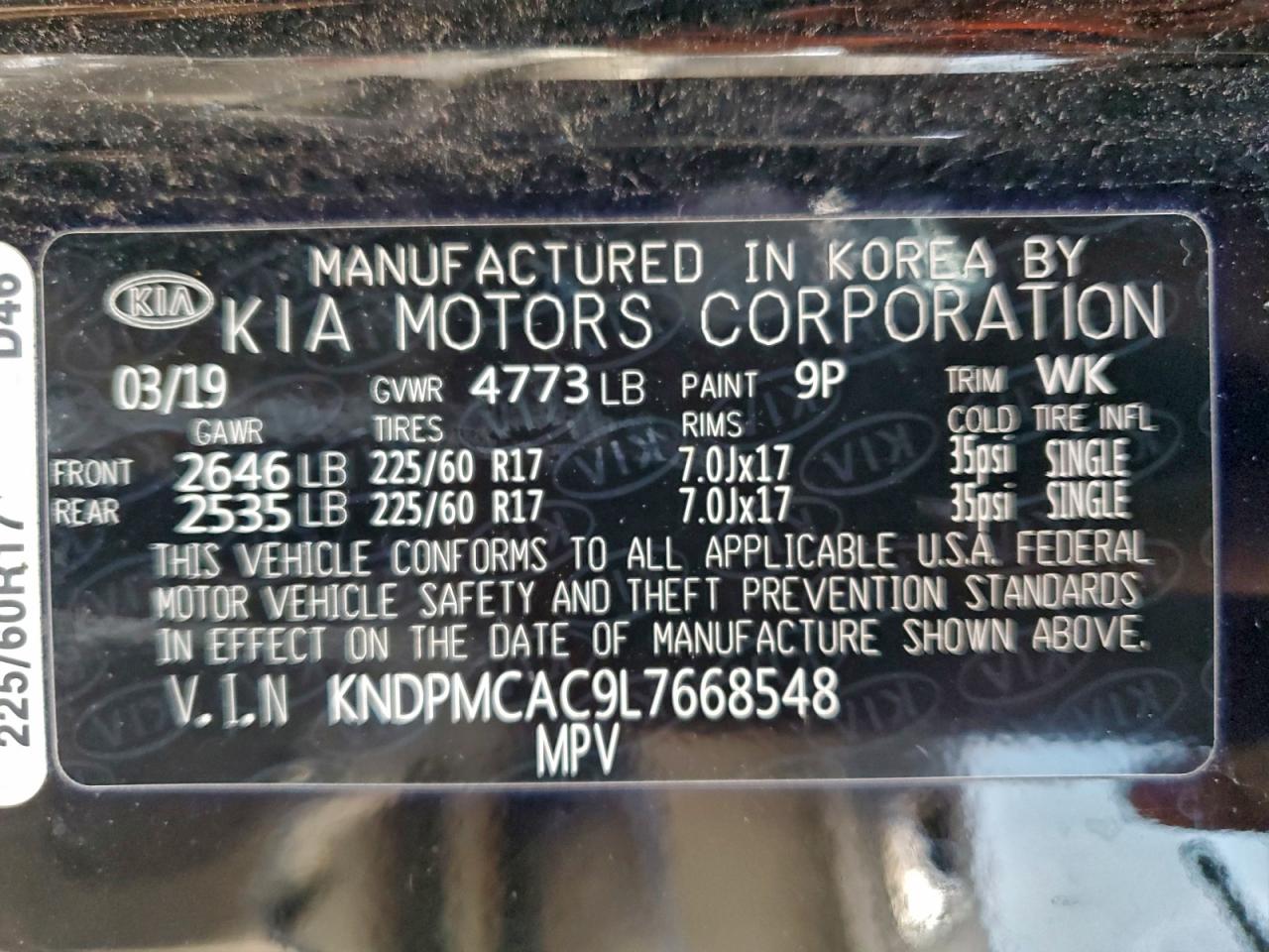 2020 KIA SPORTAGE LX photo 13