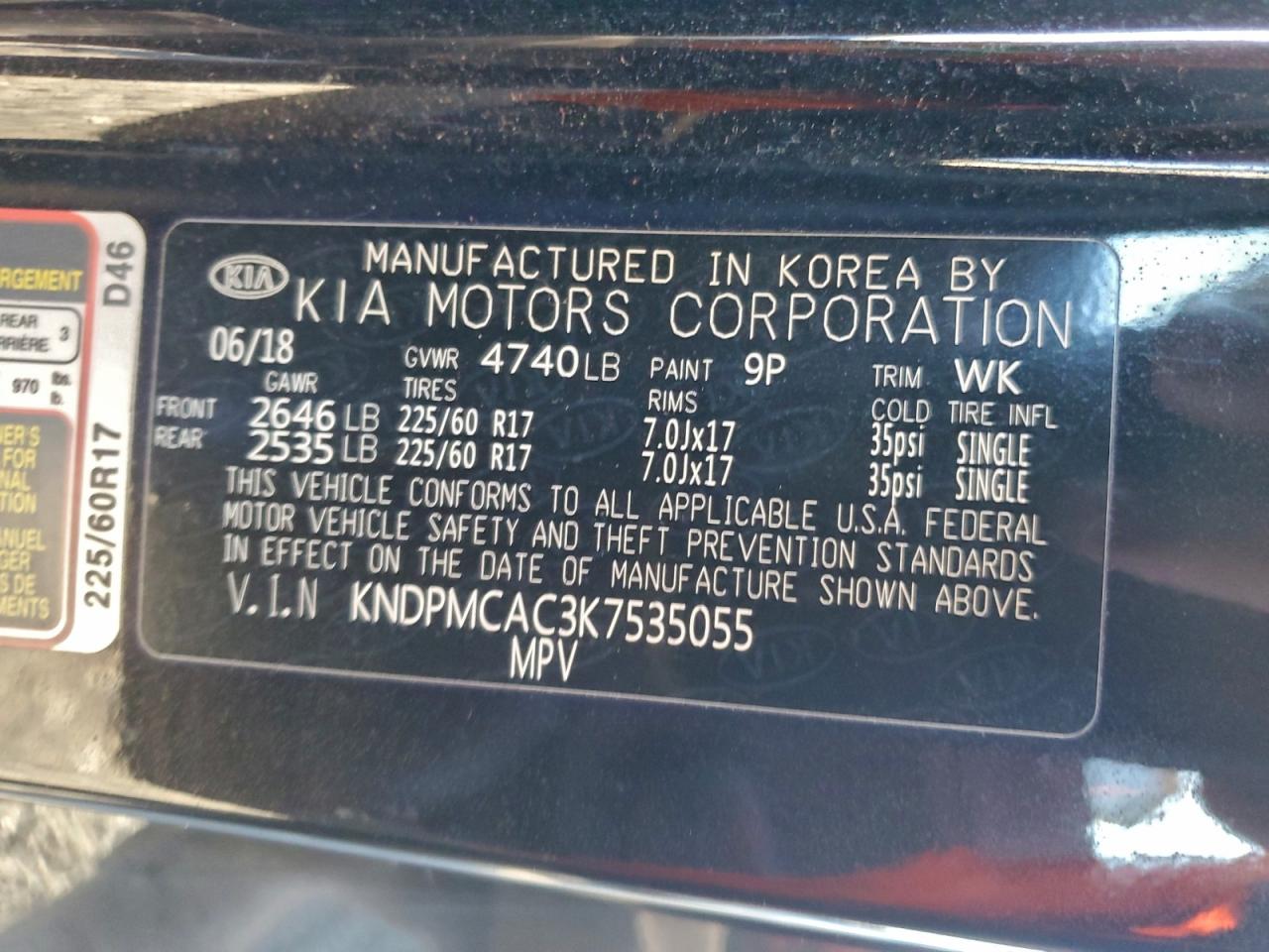 2019 KIA SPORTAGE LX photo 13
