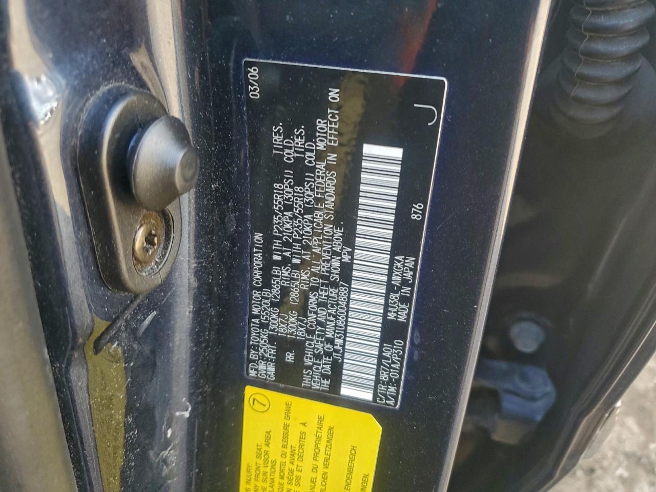 2006 LEXUS RX 400 photo 13