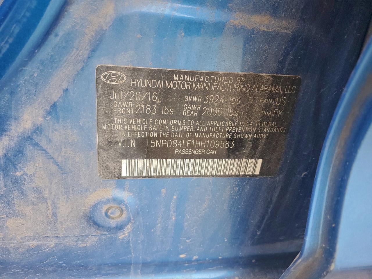 2017 HYUNDAI ELANTRA SE photo 12