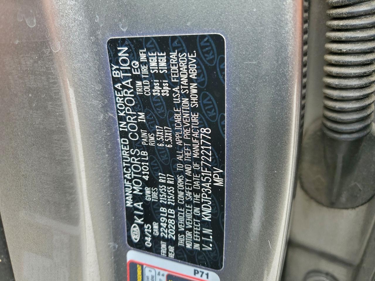 2015 KIA SOUL + photo 12