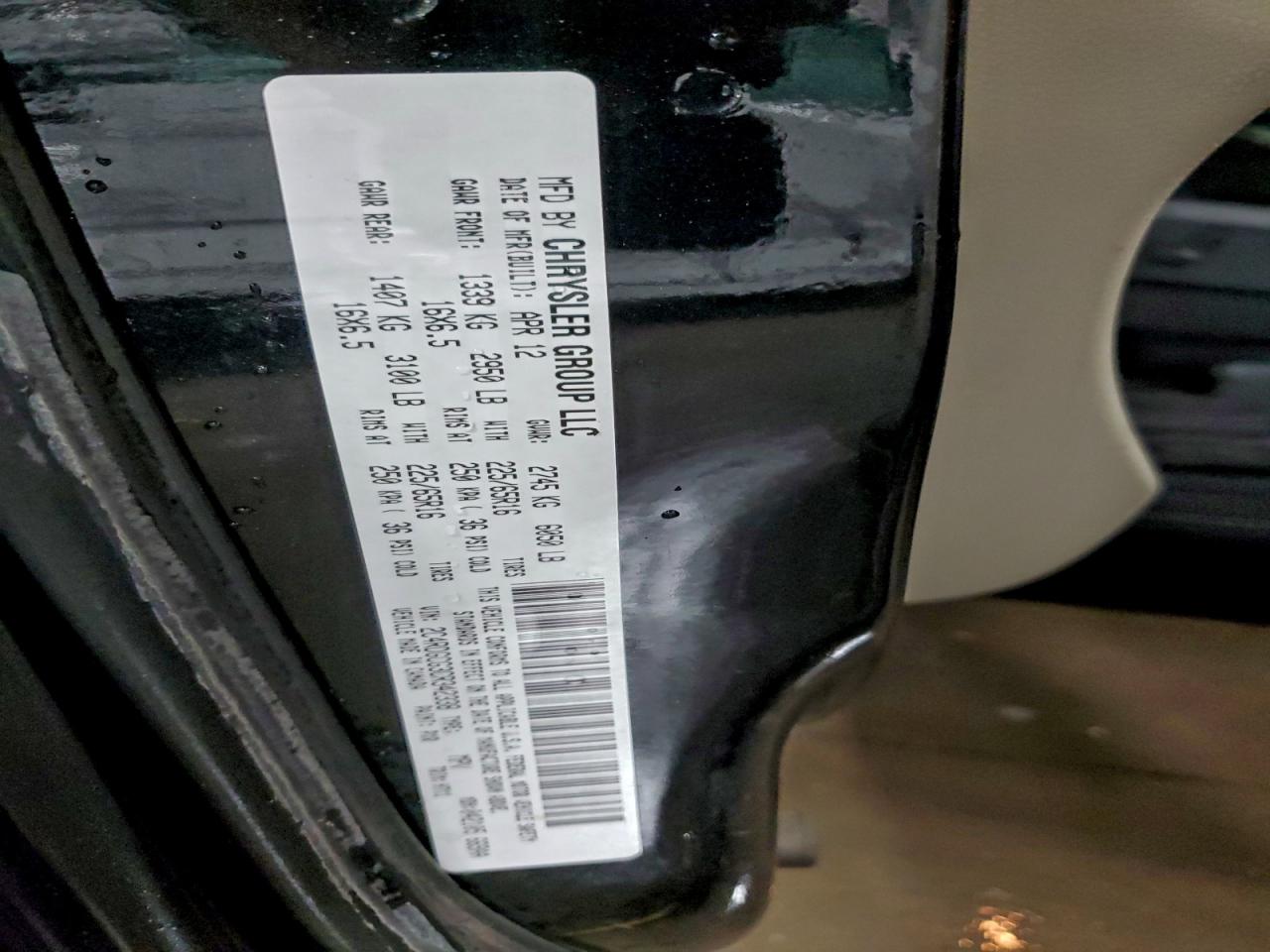 2012 DODGE GRAND CARAVAN SXT photo 14