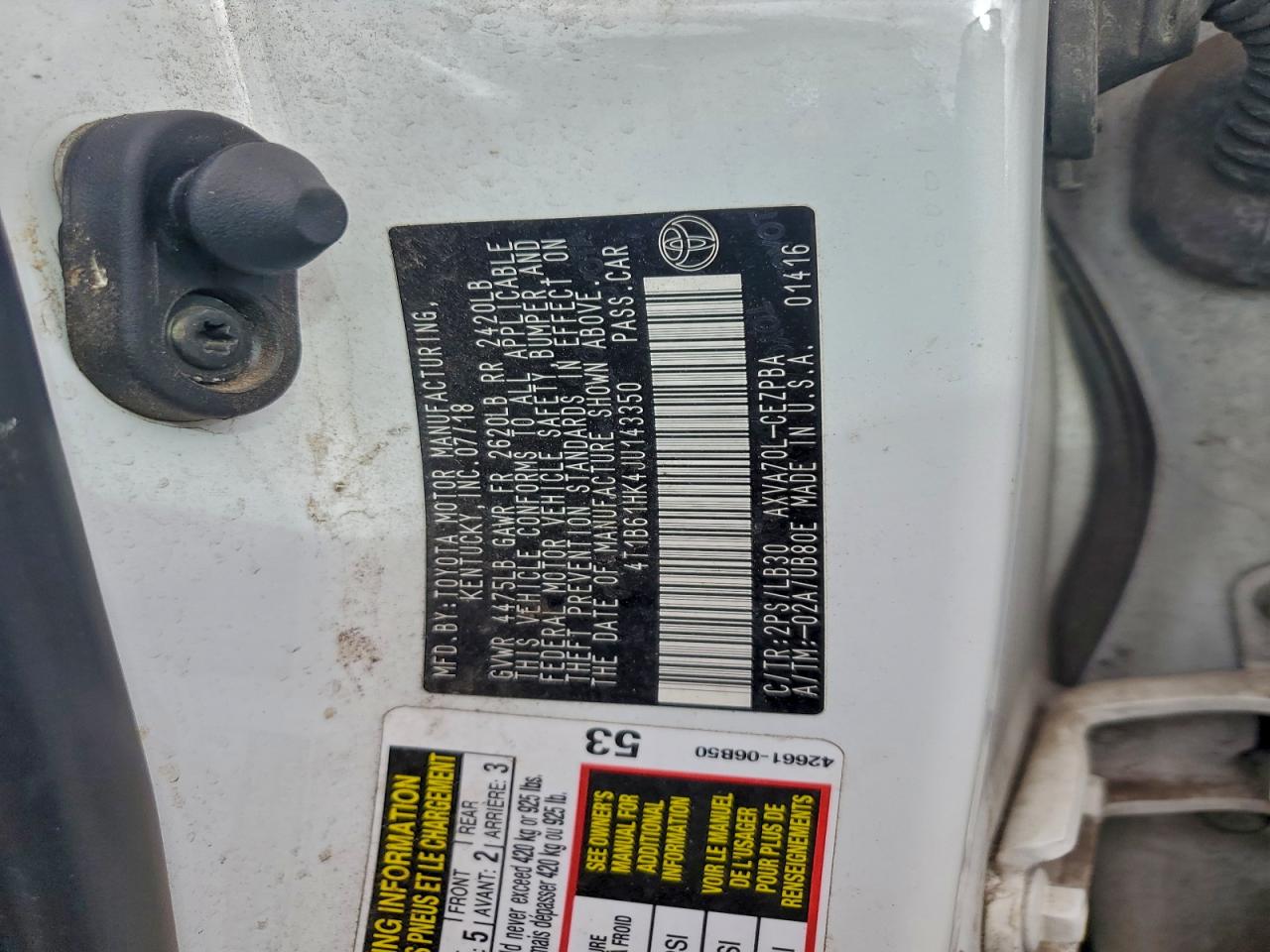 2018 TOYOTA CAMRY XSE photo 12