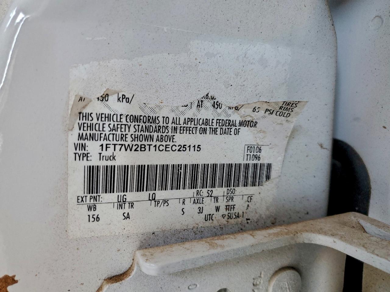 2012 FORD F250 SUPER DUTY photo 12