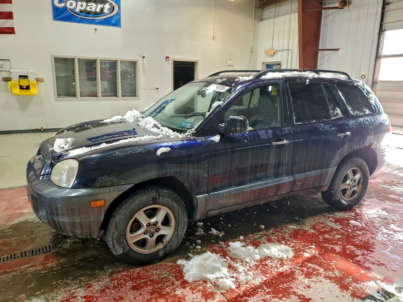 2004 HYUNDAI SANTA FE GLS — REAR END damage — photo 1