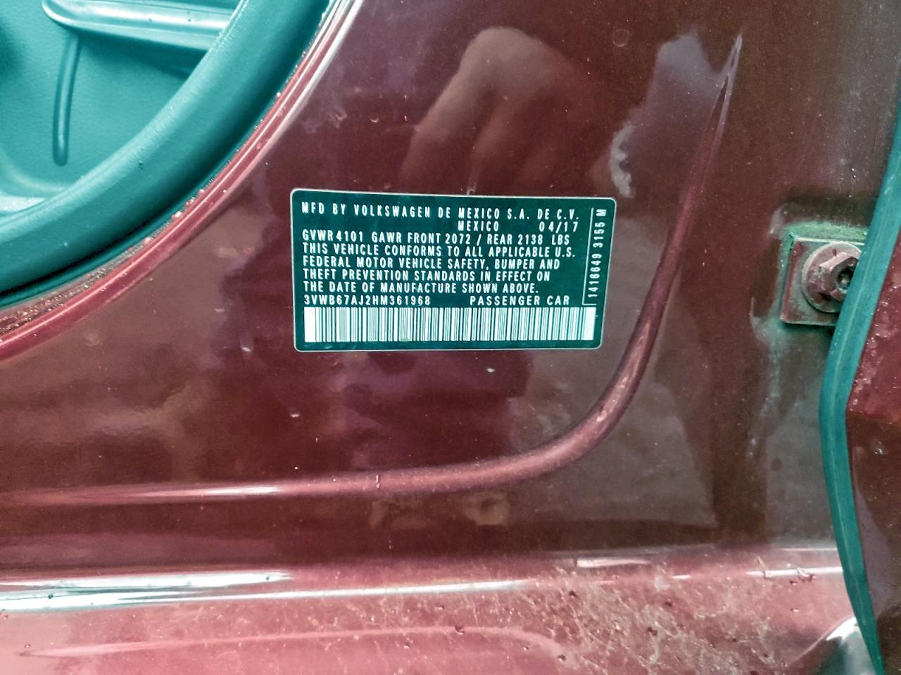 2017 VOLKSWAGEN JETTA SE photo 12