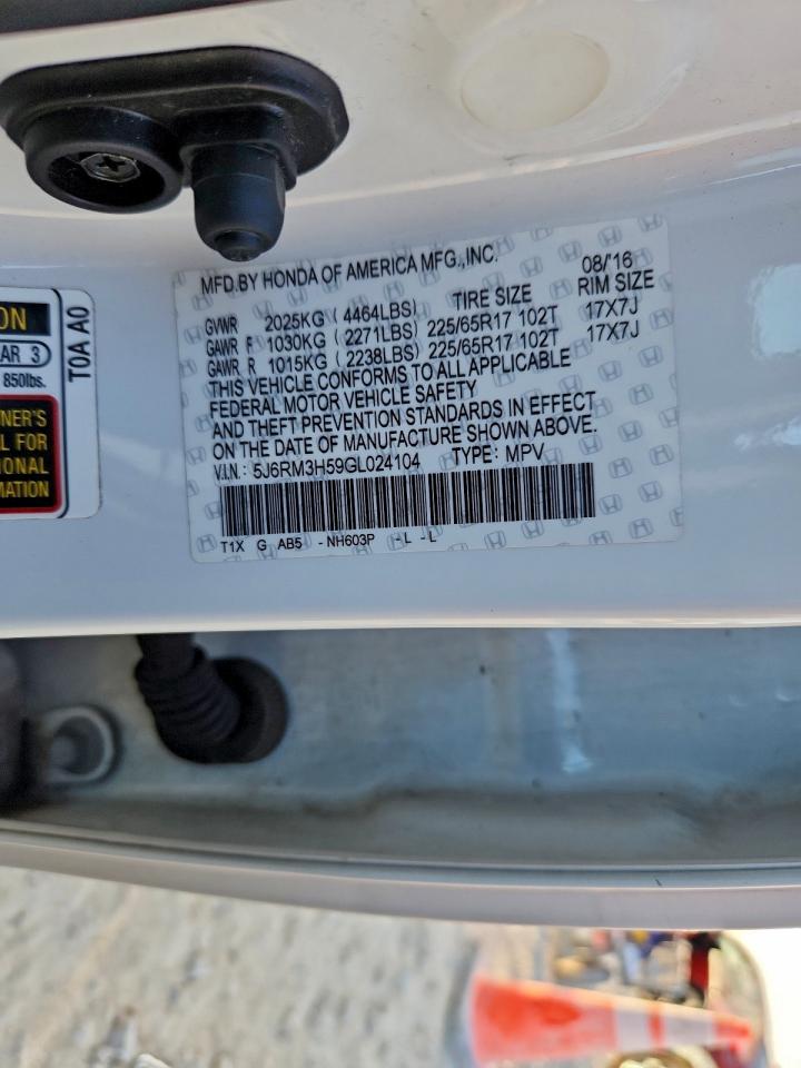2016 HONDA CR-V EX photo 14