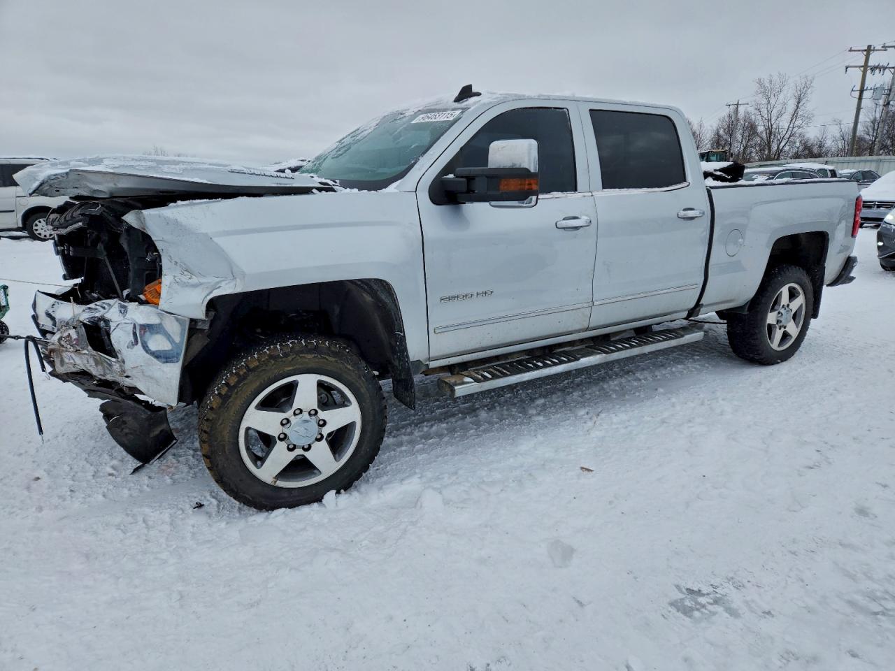 2019 CHEVROLET SILVERADO K2500 HEAVY DUTY LTZ — FRONT END damage — photo 1
