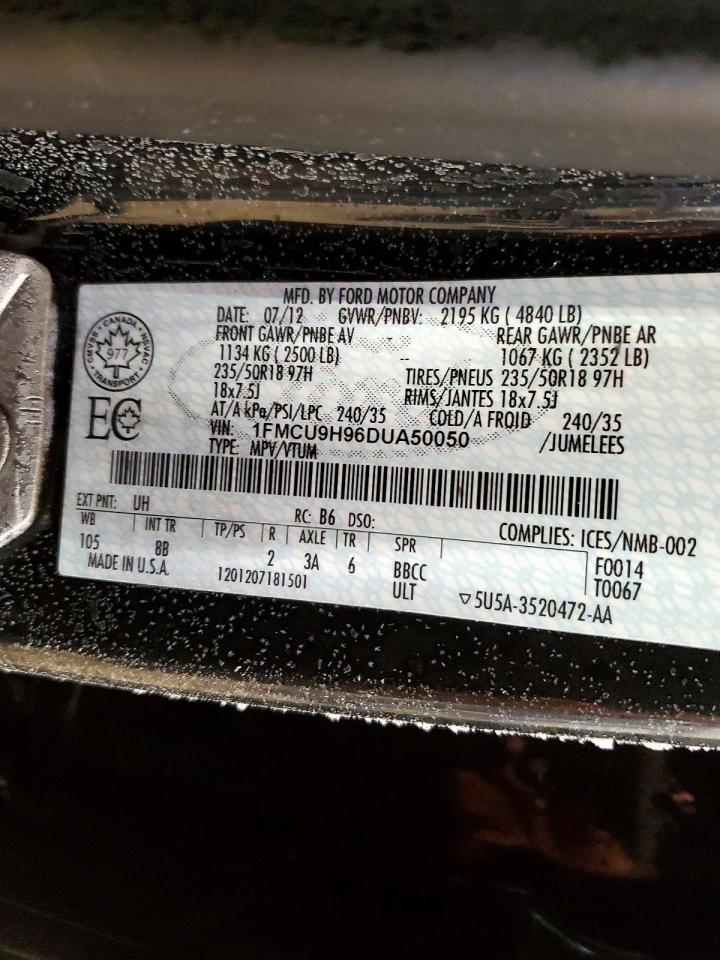 2013 FORD ESCAPE SEL photo 27