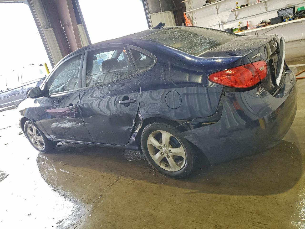 2010 HYUNDAI ELANTRA BLUE photo 2