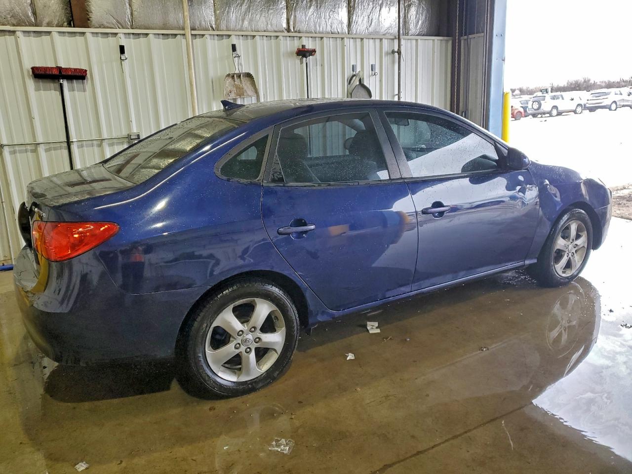 2010 HYUNDAI ELANTRA BLUE photo 3