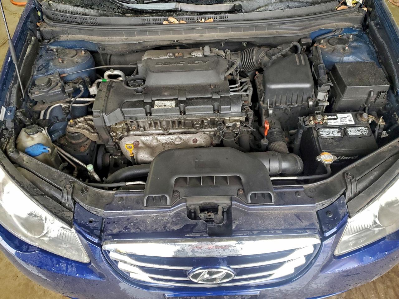 2010 HYUNDAI ELANTRA BLUE photo 11