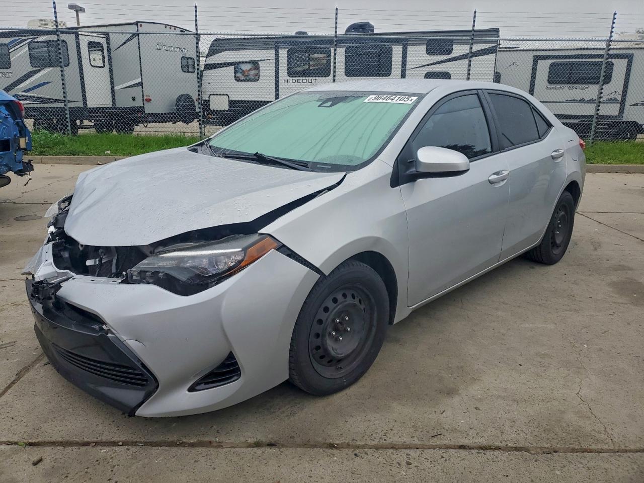 2017 TOYOTA COROLLA L — FRONT END damage — photo 1
