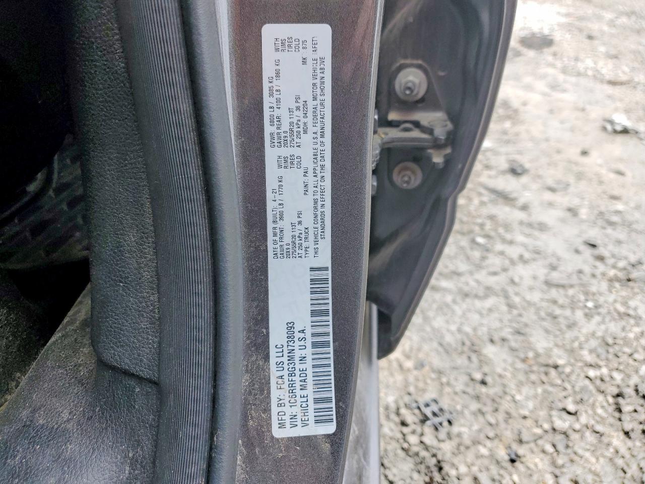 2021 RAM 1500 BIG HORN/LONE STAR photo 12