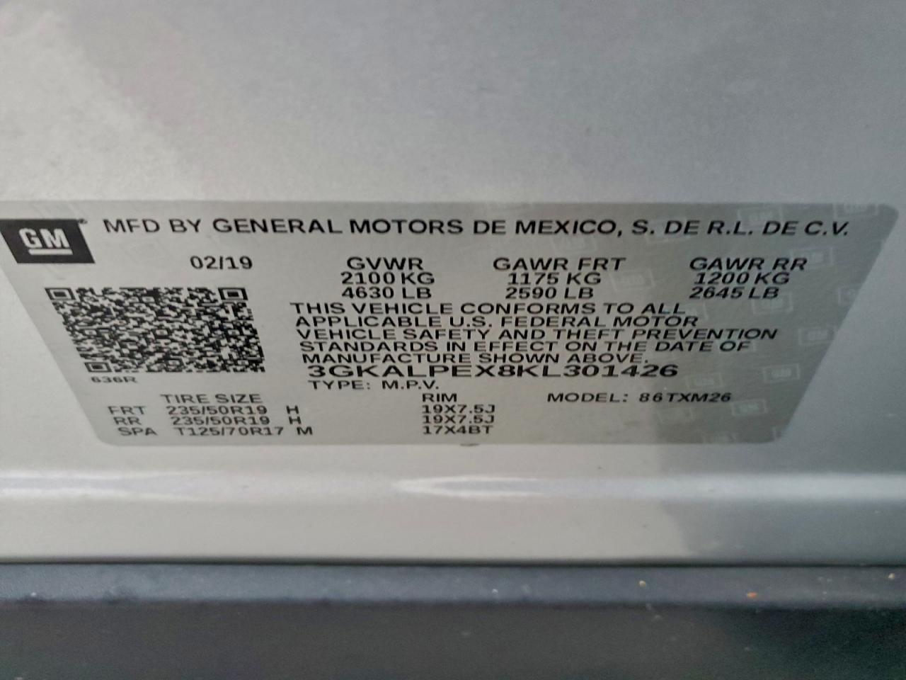 2019 GMC TERRAIN SLT photo 13