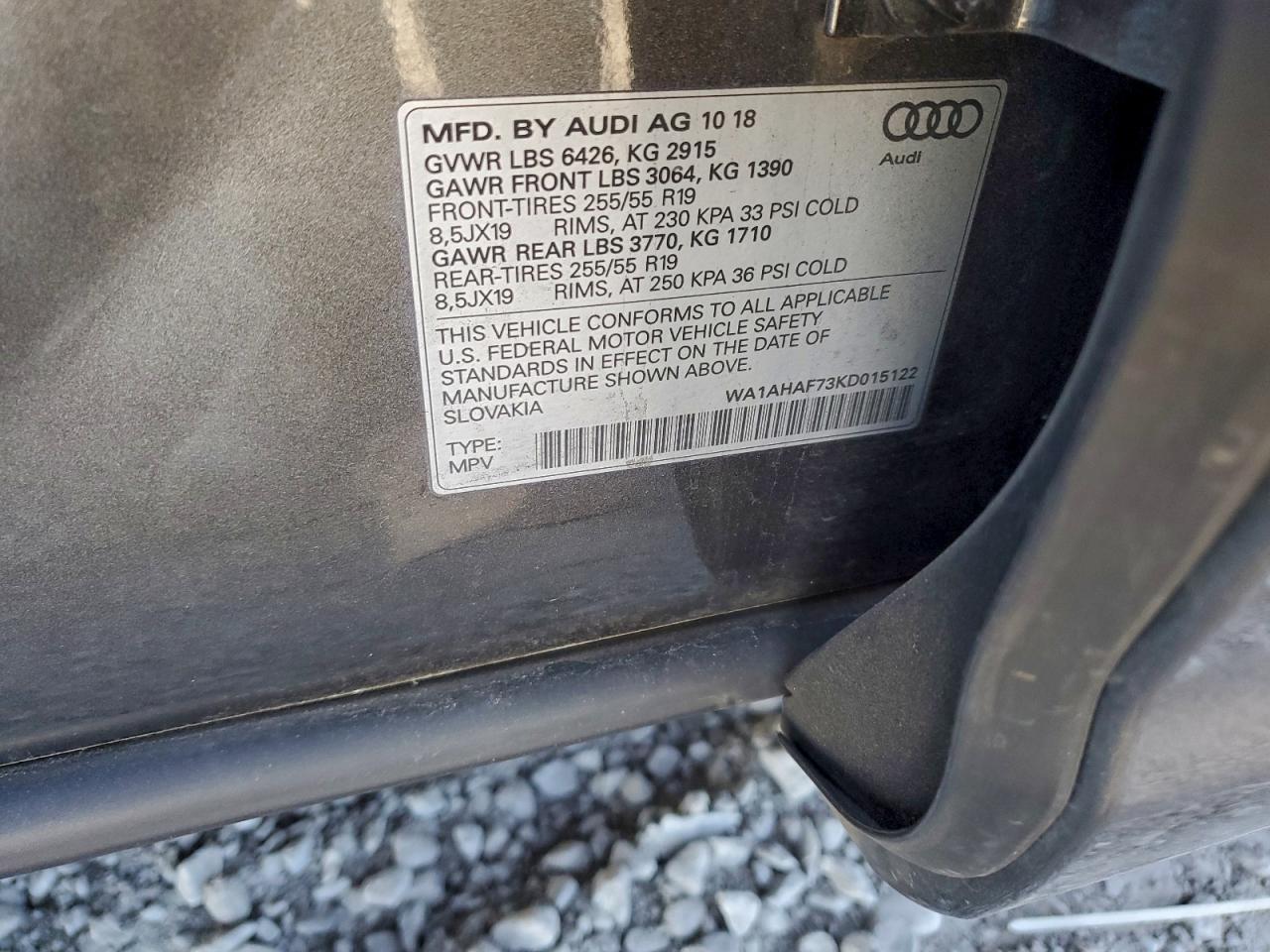 2019 AUDI Q7 PREMIUM photo 13