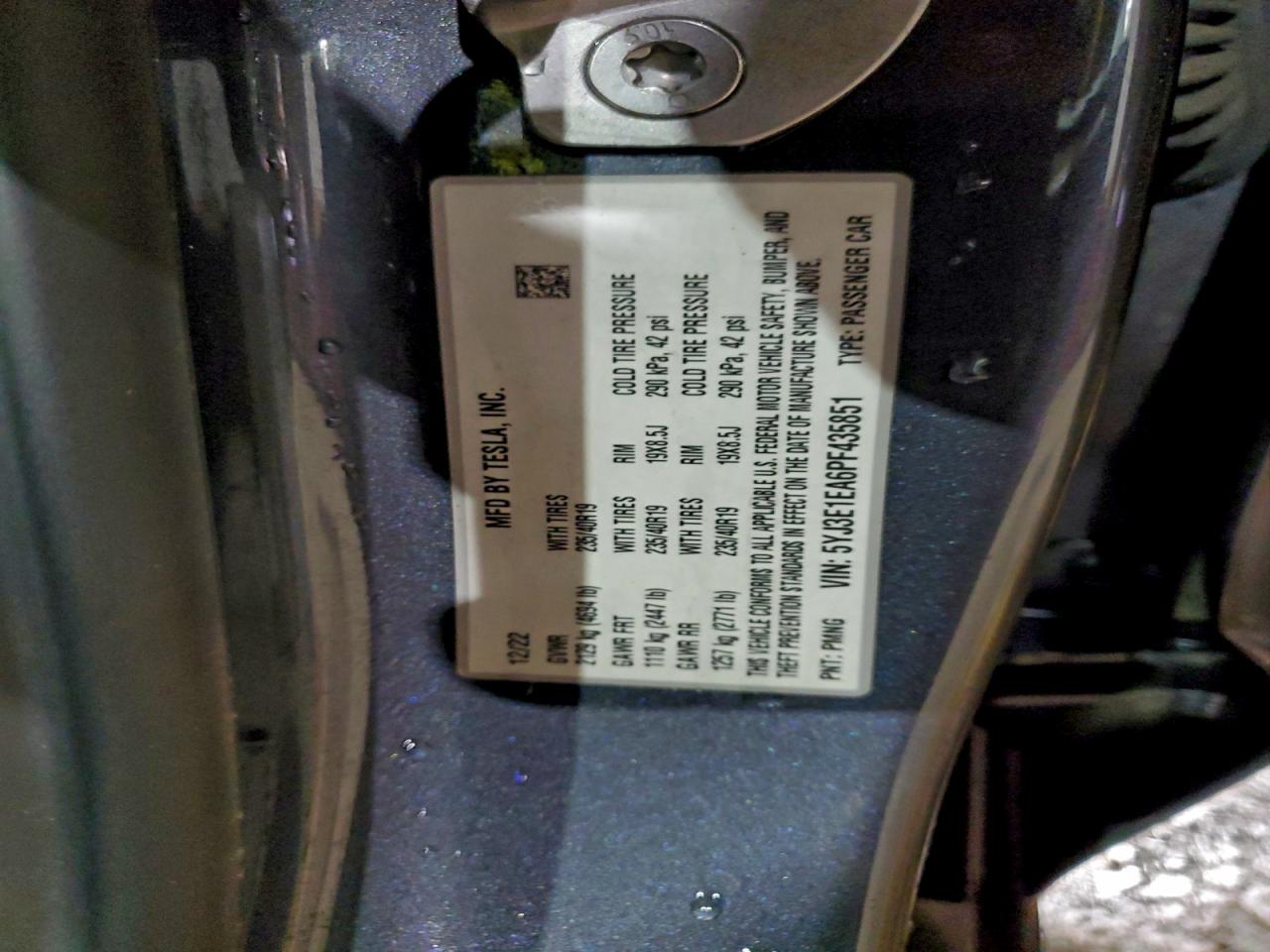 2023 TESLA MODEL 3 photo 12