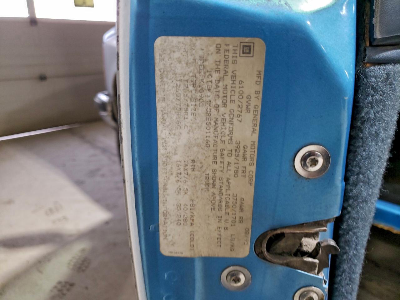 1994 GMC SIERRA K1500 photo 12