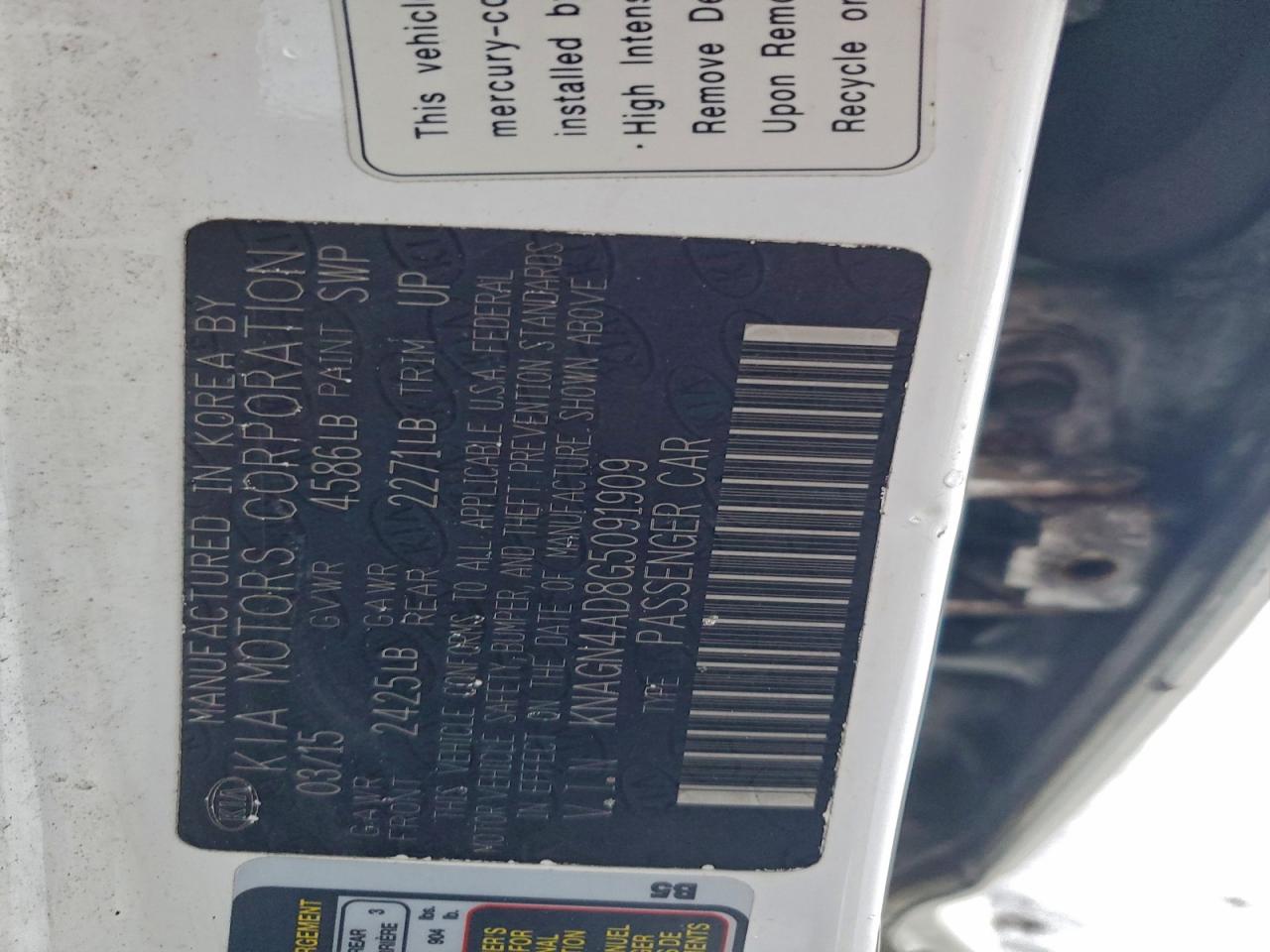 2016 KIA OPTIMA HYBRID photo 12