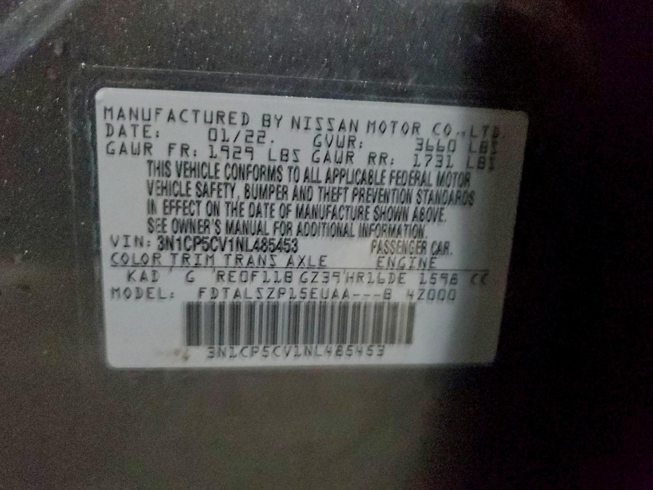 2022 NISSAN KICKS SV photo 13