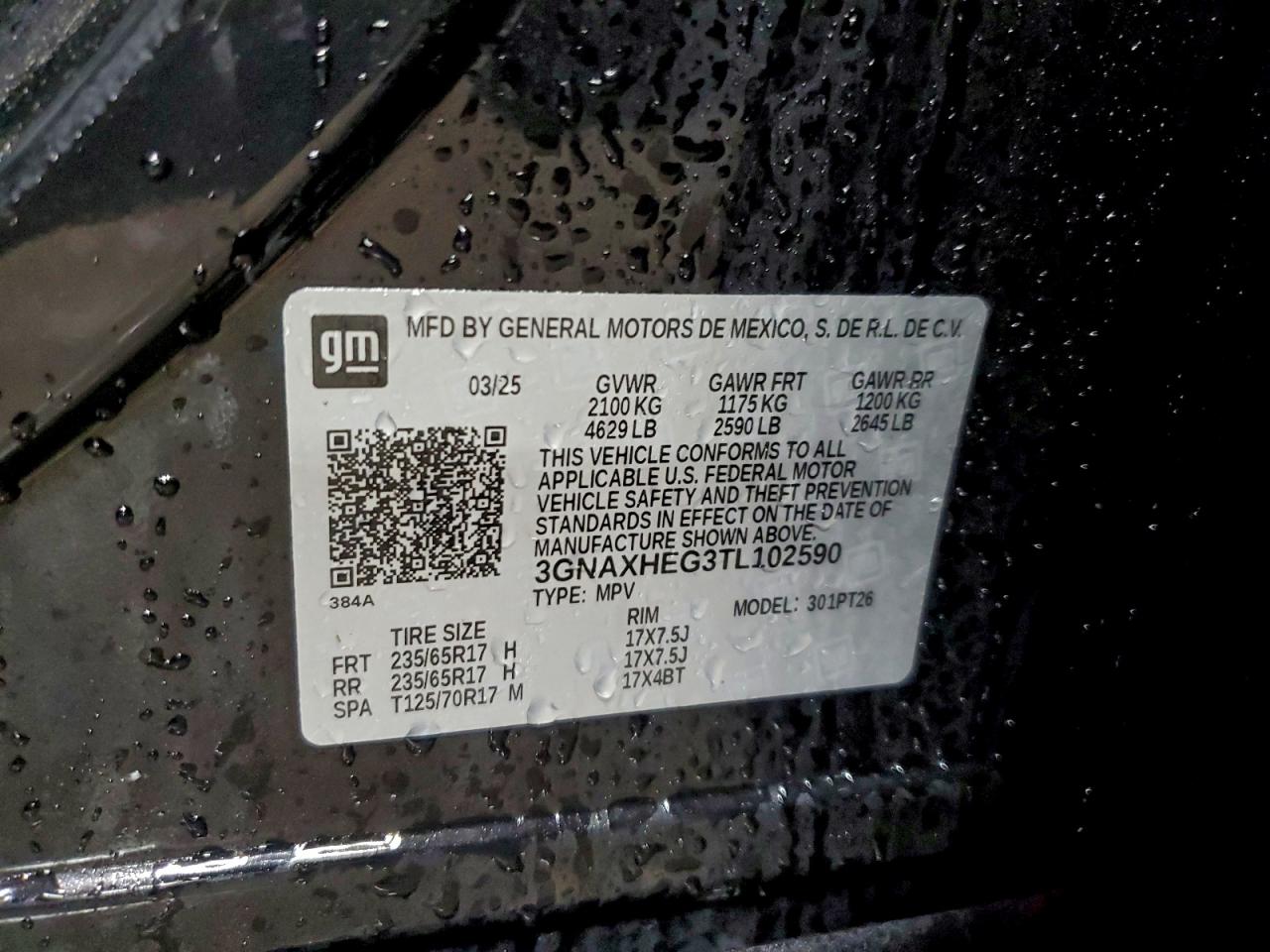 2026 CHEVROLET EQUINOX LT photo 12