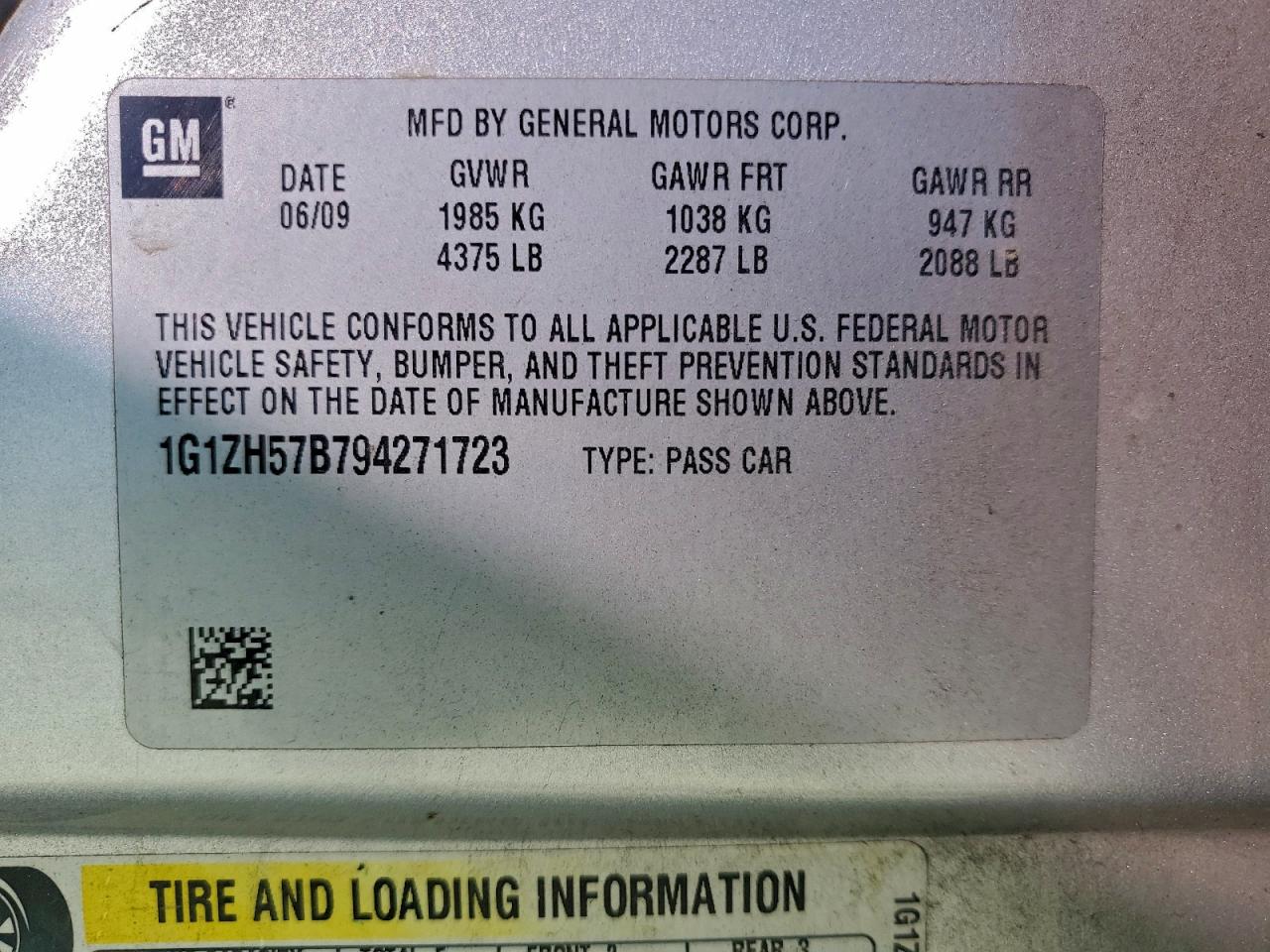 2009 CHEVROLET MALIBU 1LT photo 13