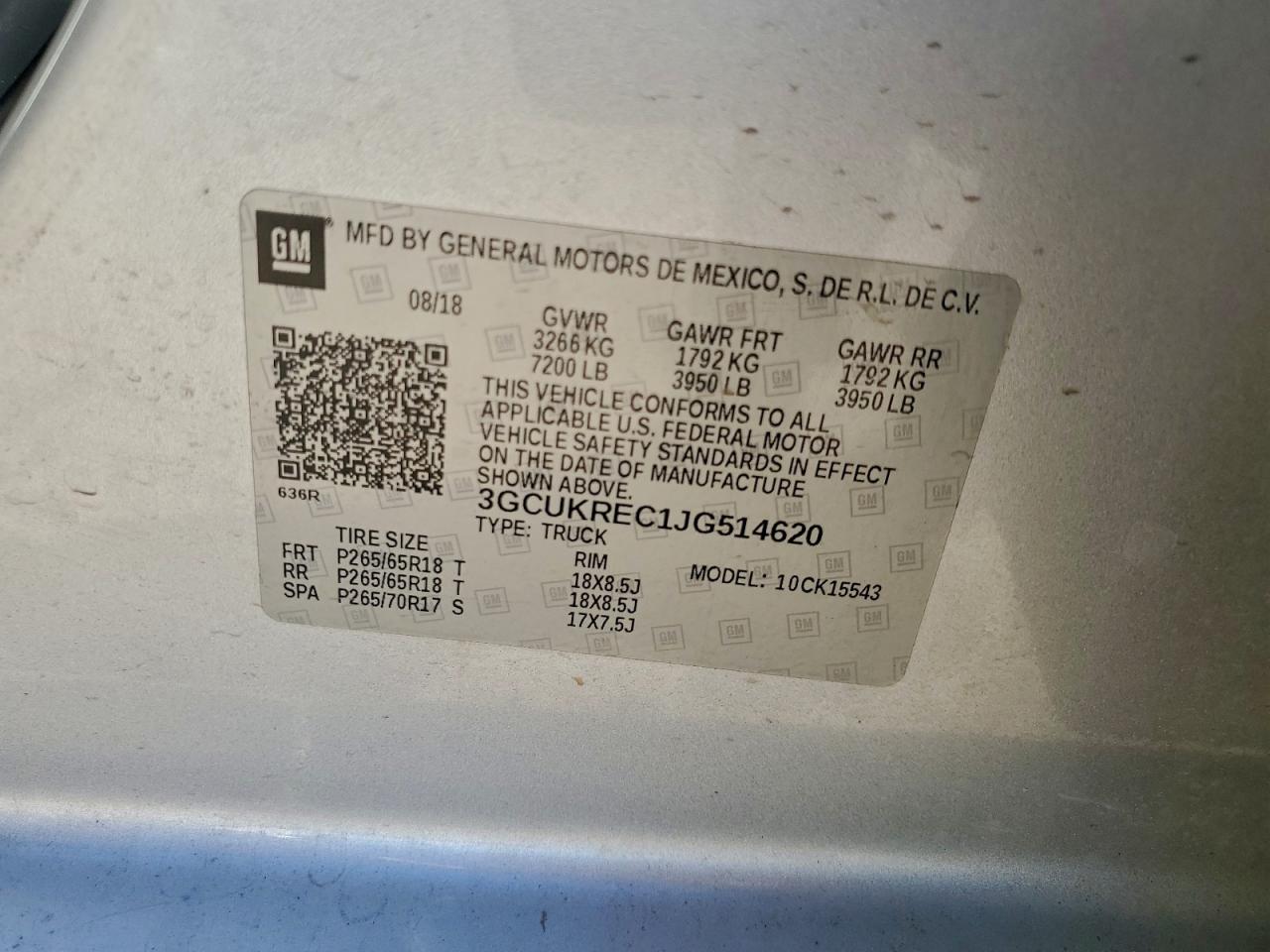 2018 CHEVROLET SILVERADO K1500 LT photo 12