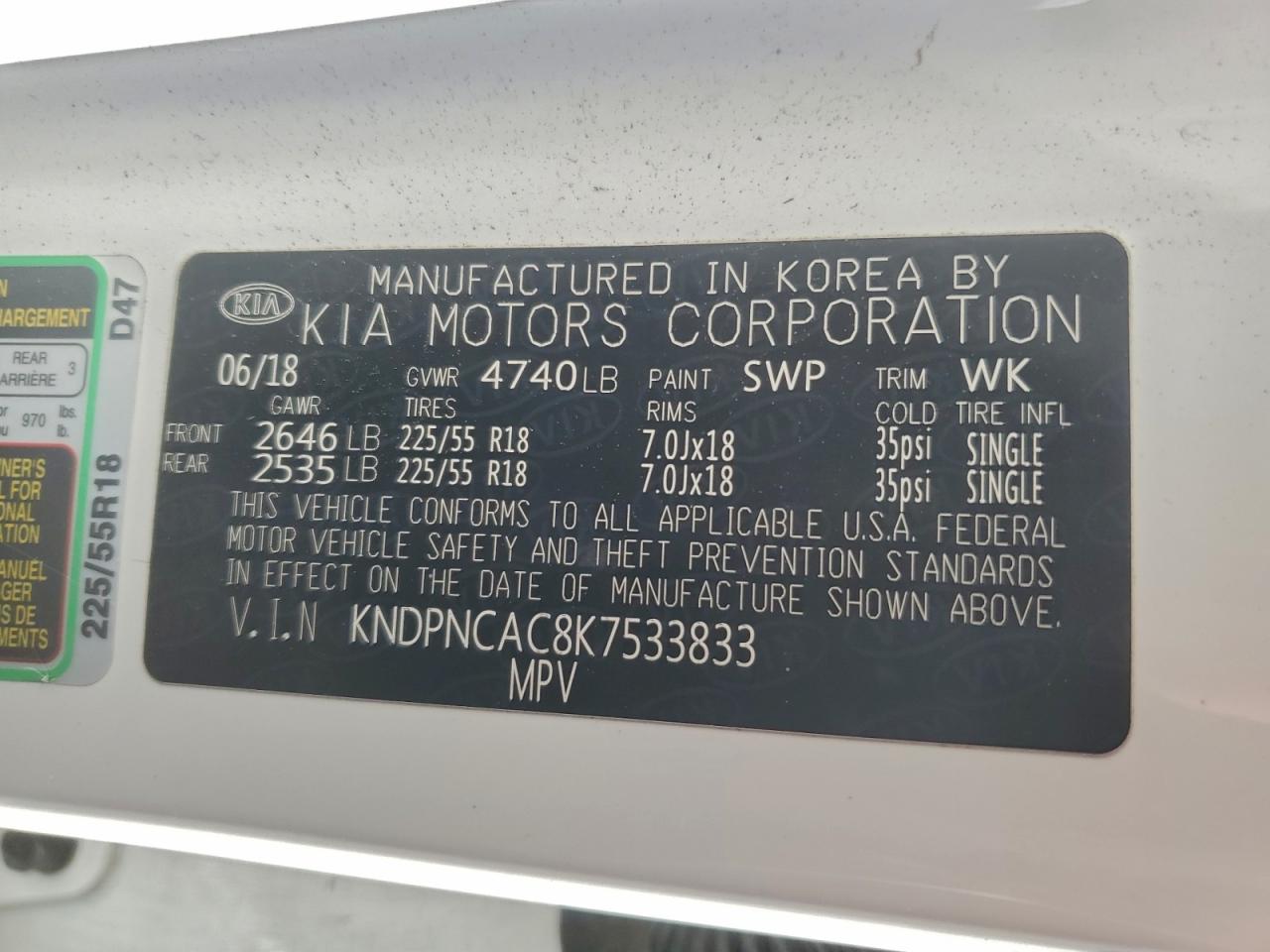 2019 KIA SPORTAGE EX photo 13