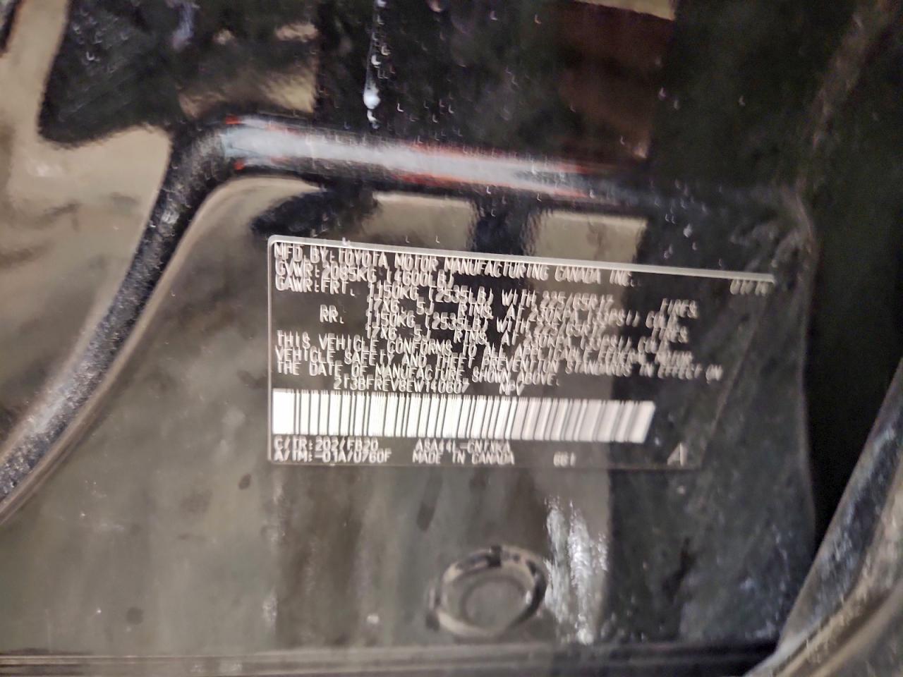 2014 TOYOTA RAV4 LE photo 13