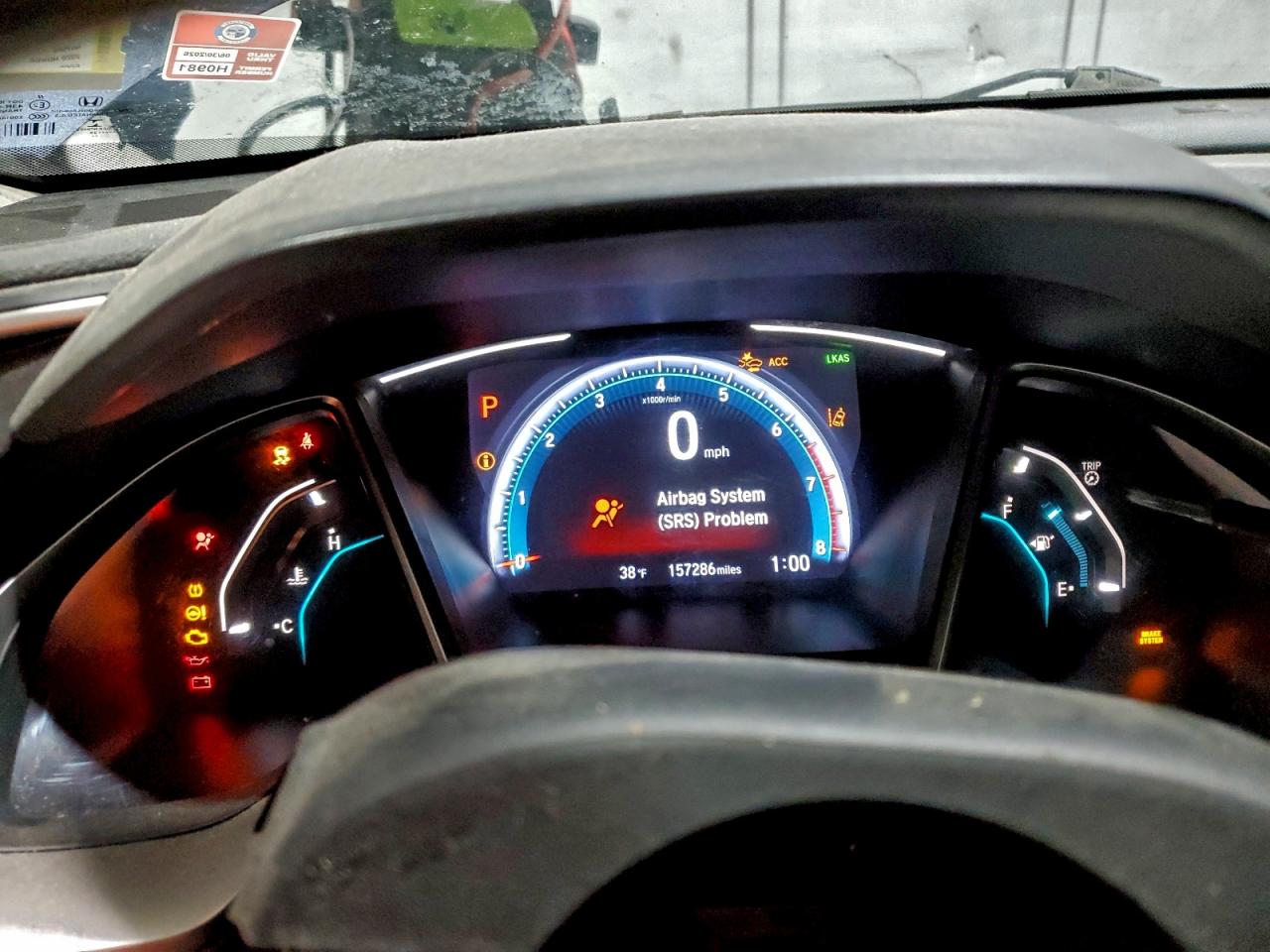 2020 HONDA CIVIC EX photo 9