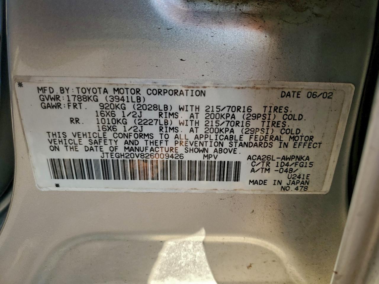 2002 TOYOTA RAV4 photo 13