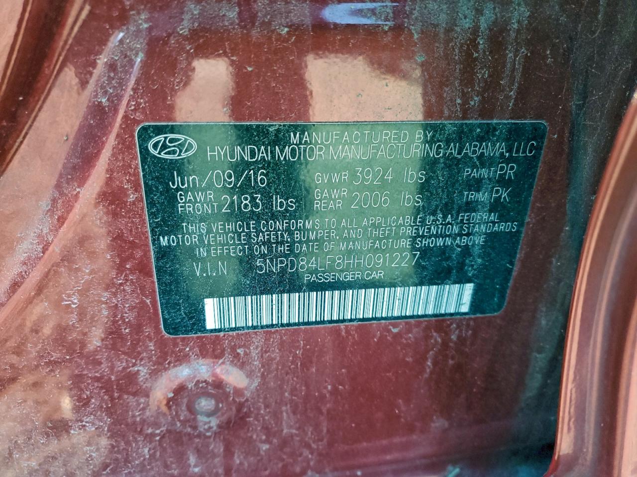 2017 HYUNDAI ELANTRA SE photo 12