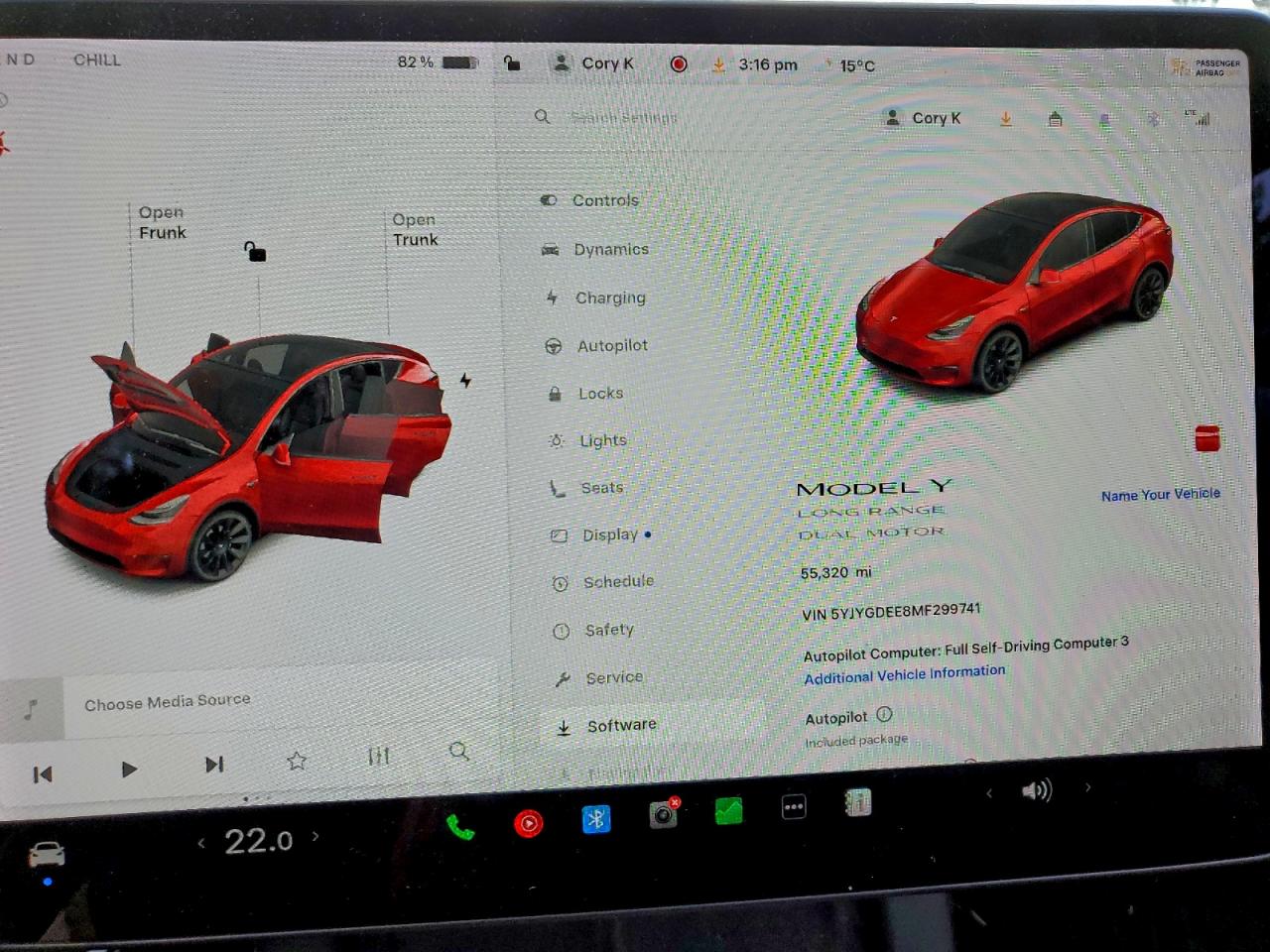 2021 TESLA MODEL Y photo 9