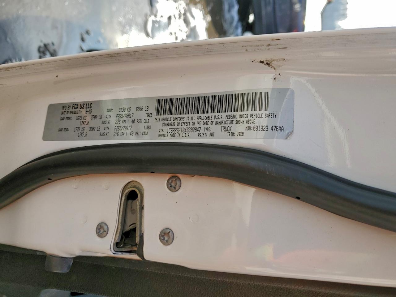 2019 RAM 1500 CLASSIC TRADESMAN photo 12