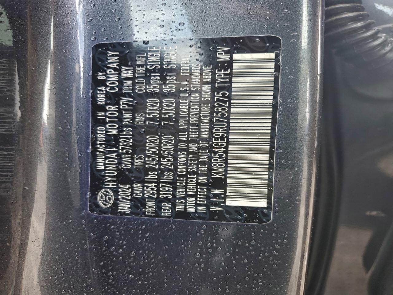 2024 HYUNDAI PALISADE LIMITED photo 13