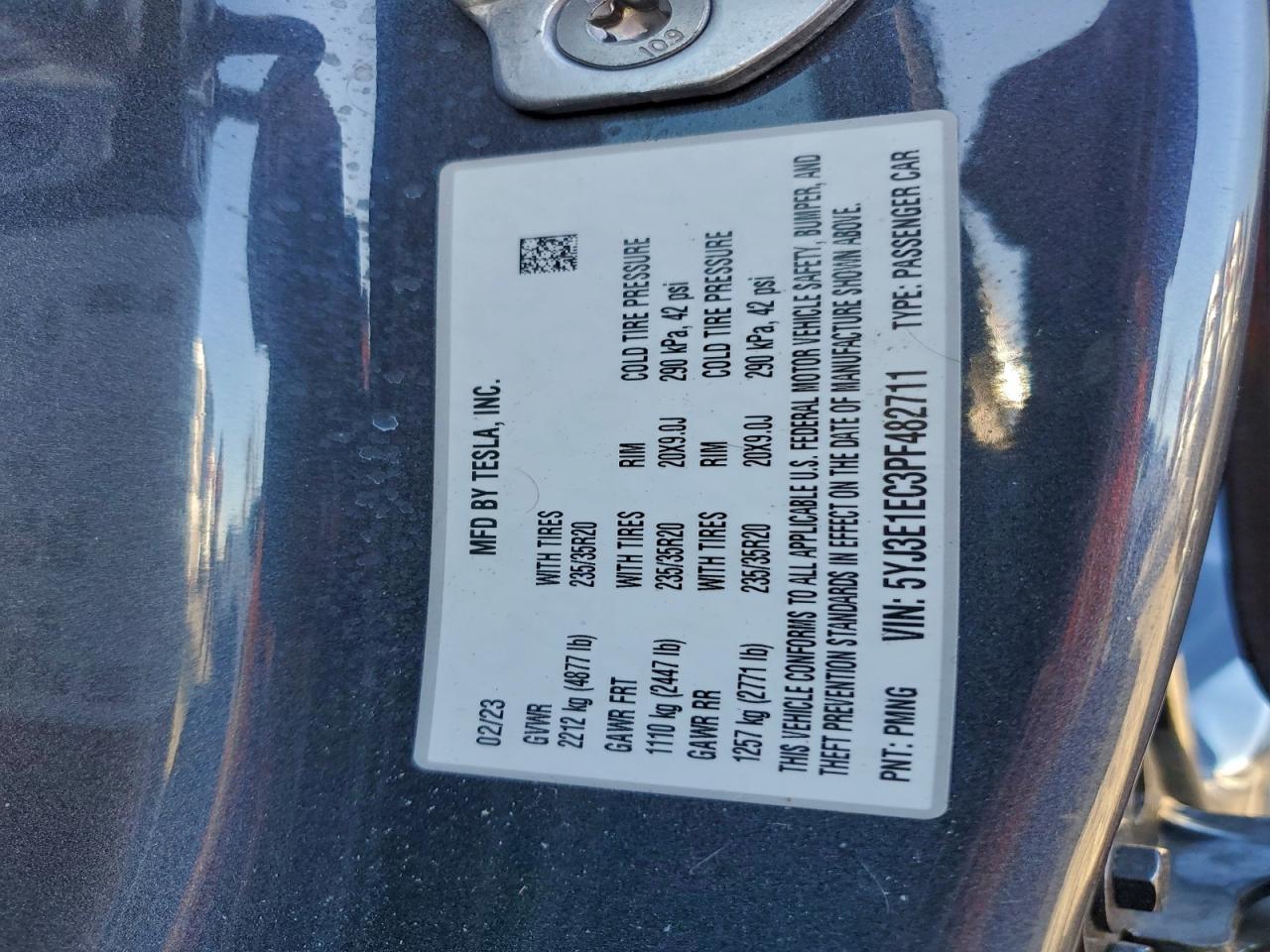 2023 TESLA MODEL 3 photo 12