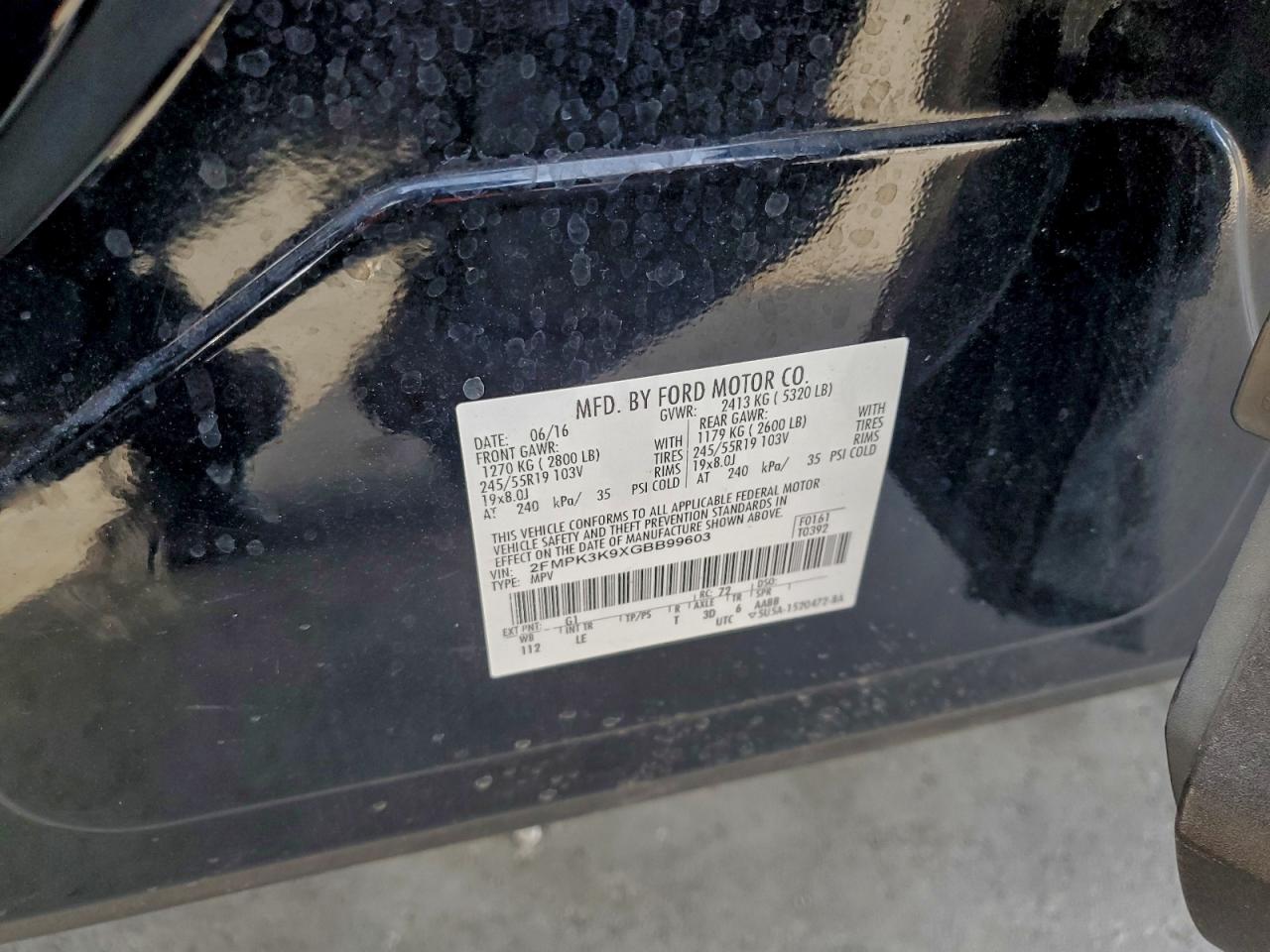 2016 FORD EDGE TITANIUM photo 25