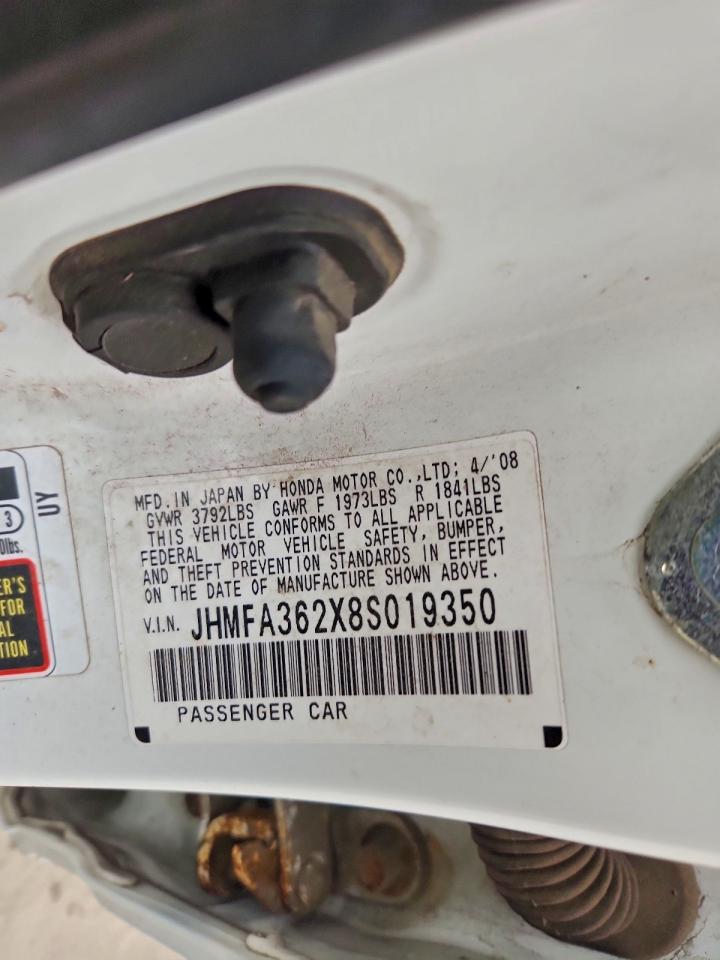 2008 HONDA CIVIC HYBRID photo 13