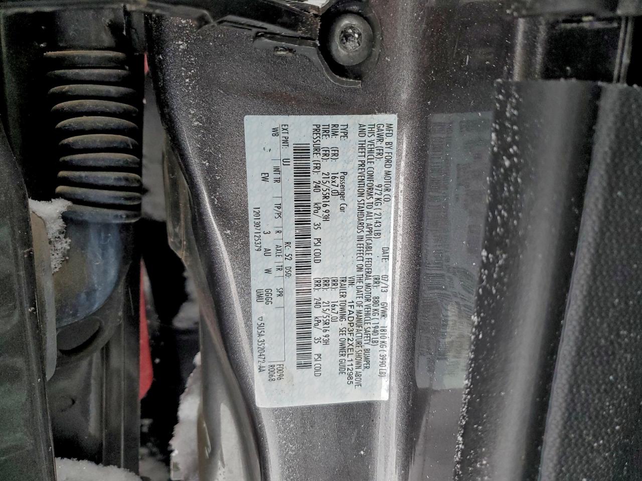 2014 FORD FOCUS SE photo 12