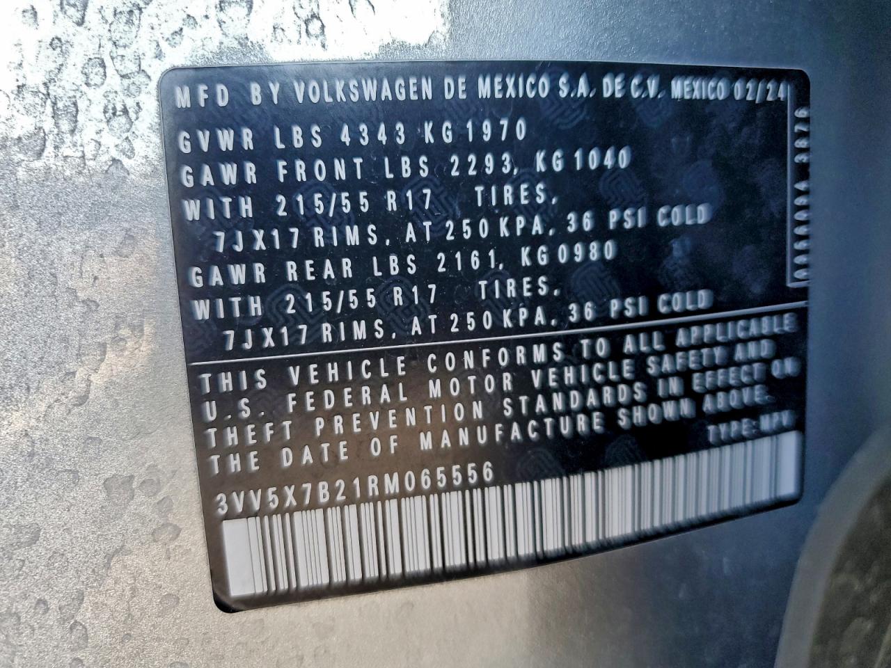 2024 VOLKSWAGEN TAOS S photo 13