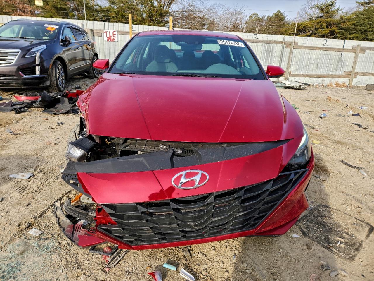 2022 HYUNDAI ELANTRA BLUE photo 5