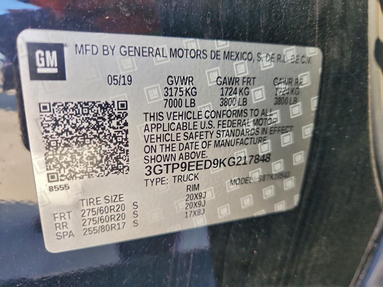 2019 GMC SIERRA K1500 AT4 photo 12